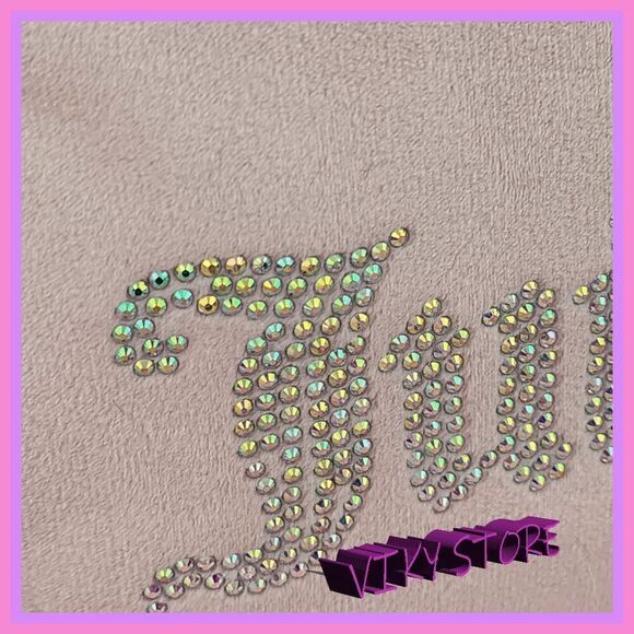 NWT ๐ Juicy Couture Velvet Backpack Rhinestones Glamorous &โChic #7086 ๐ - Picture 8 of 14